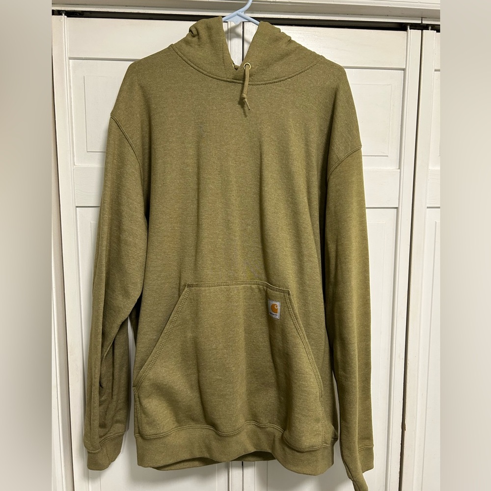 Carhartt midweight graphic sleeve logo hoodie, size XL